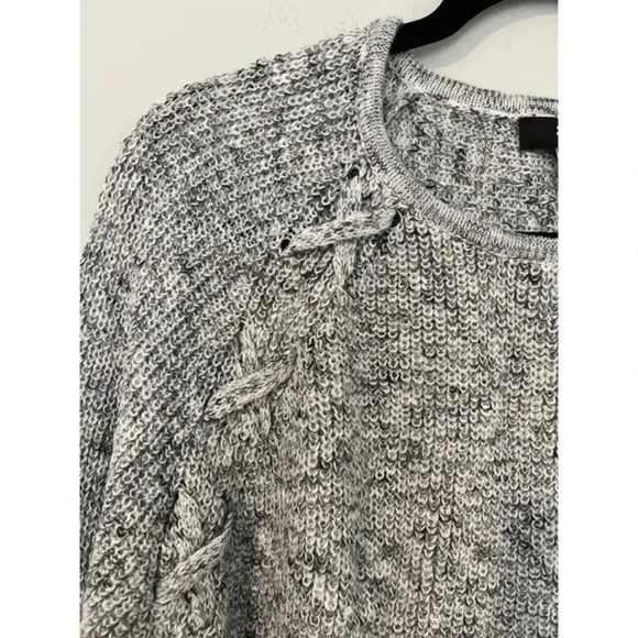 a.n.a Ribbed knit Pullover Crewneck Sweater Women’s‎ Black Size Large - Picture 6 of 8